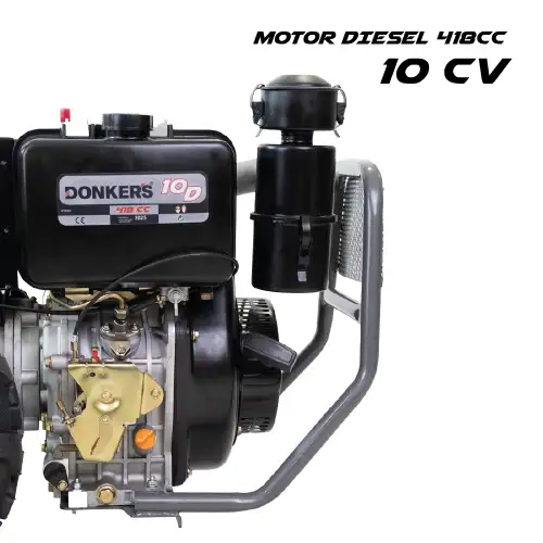 Motocultivador Donker´s 10D Diesel Yarmax A.E. c/Fresa c/Travão disco 